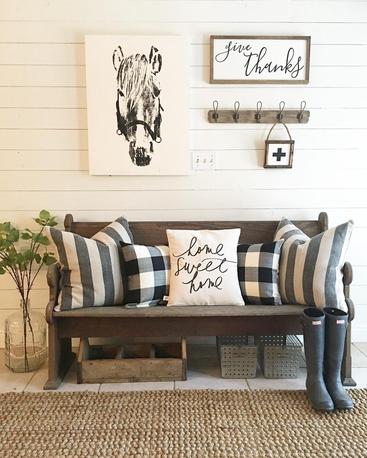 19 Best Black and White Buffalo Plaid Home Decor Ideas - Of Life and Lisa