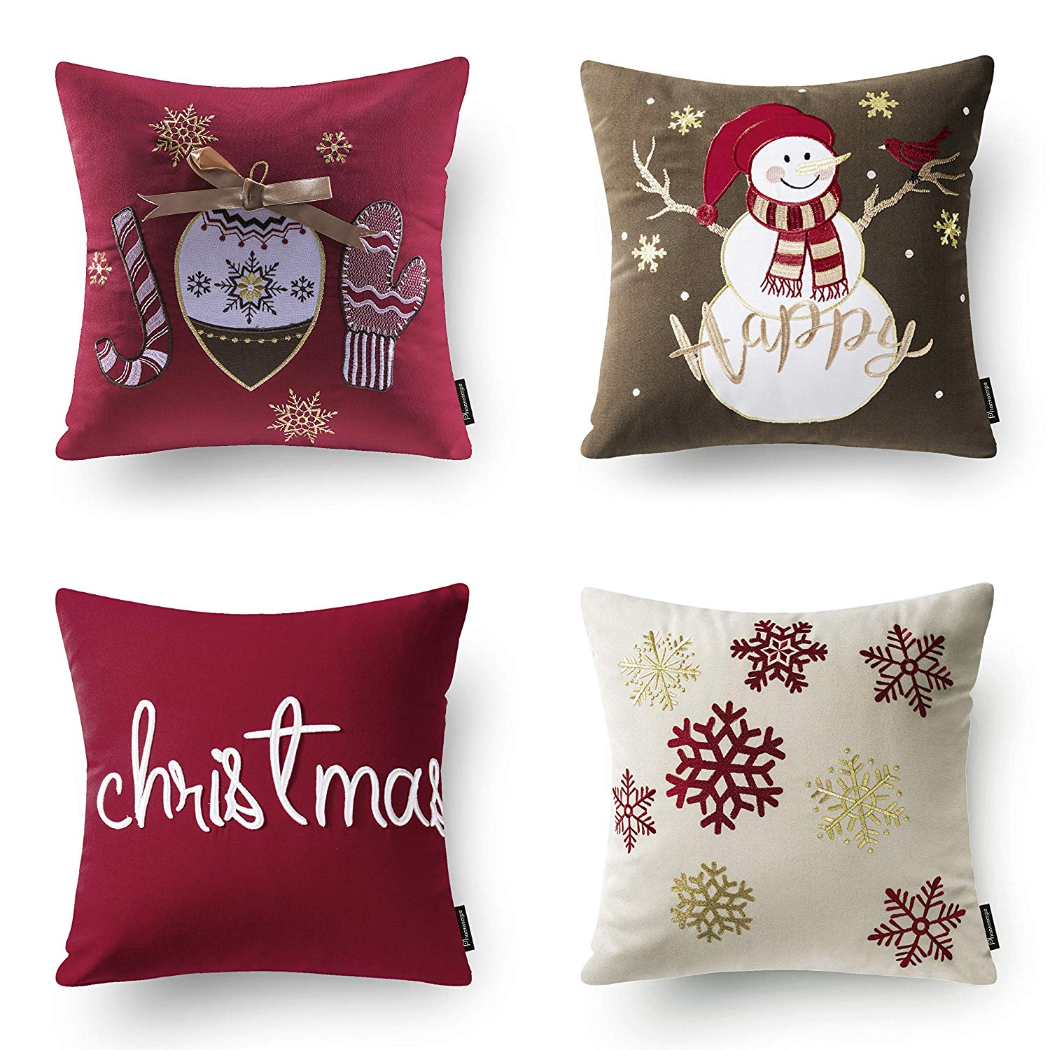 Festive Throw Pillow Covers