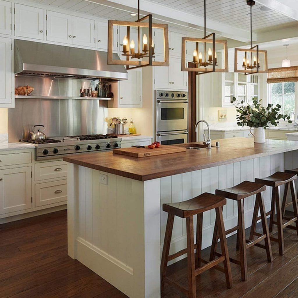 Best Farmhouse Light Fixture Ideas For The Dining Table