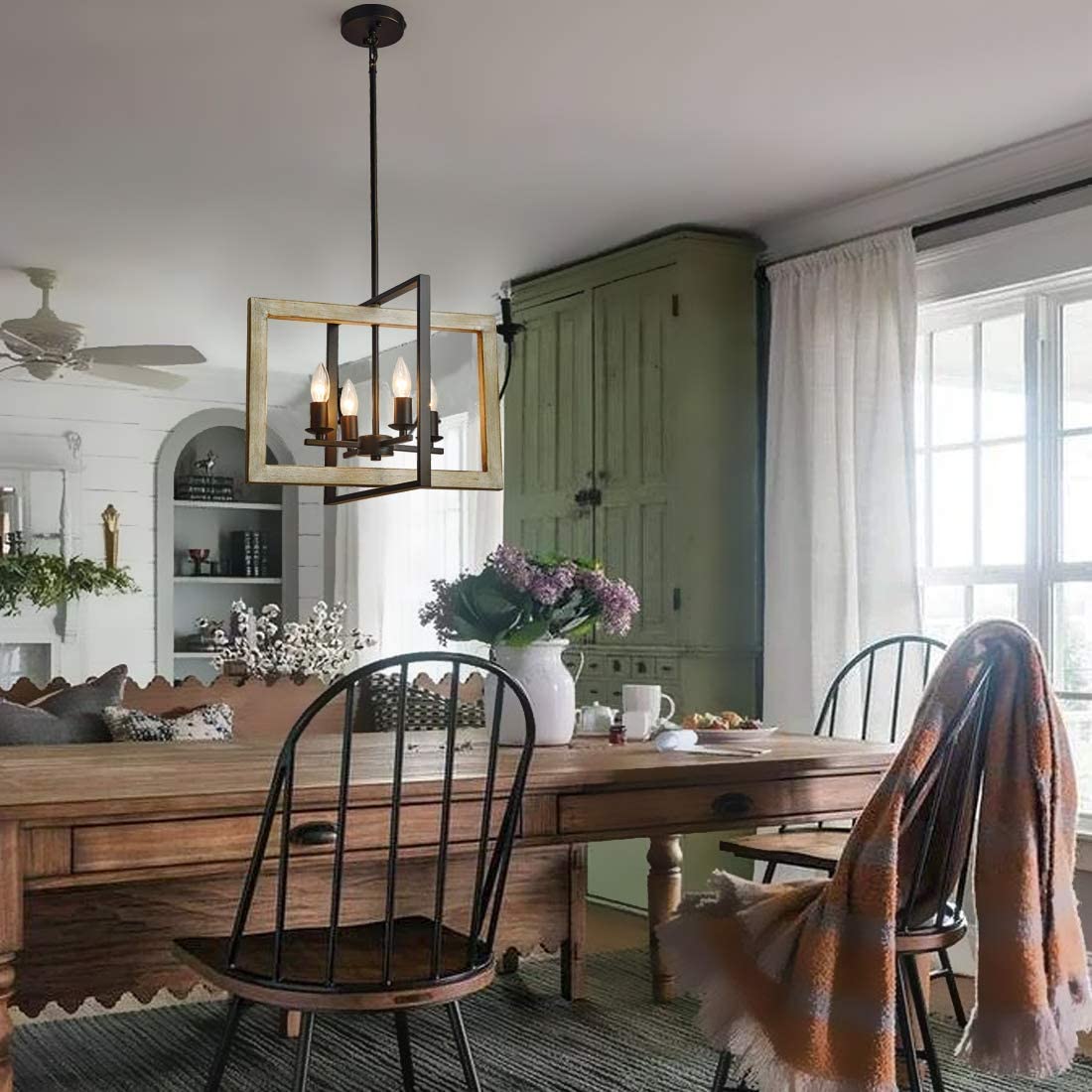 Dining-Table-Farmhouse-Light-Fixtures