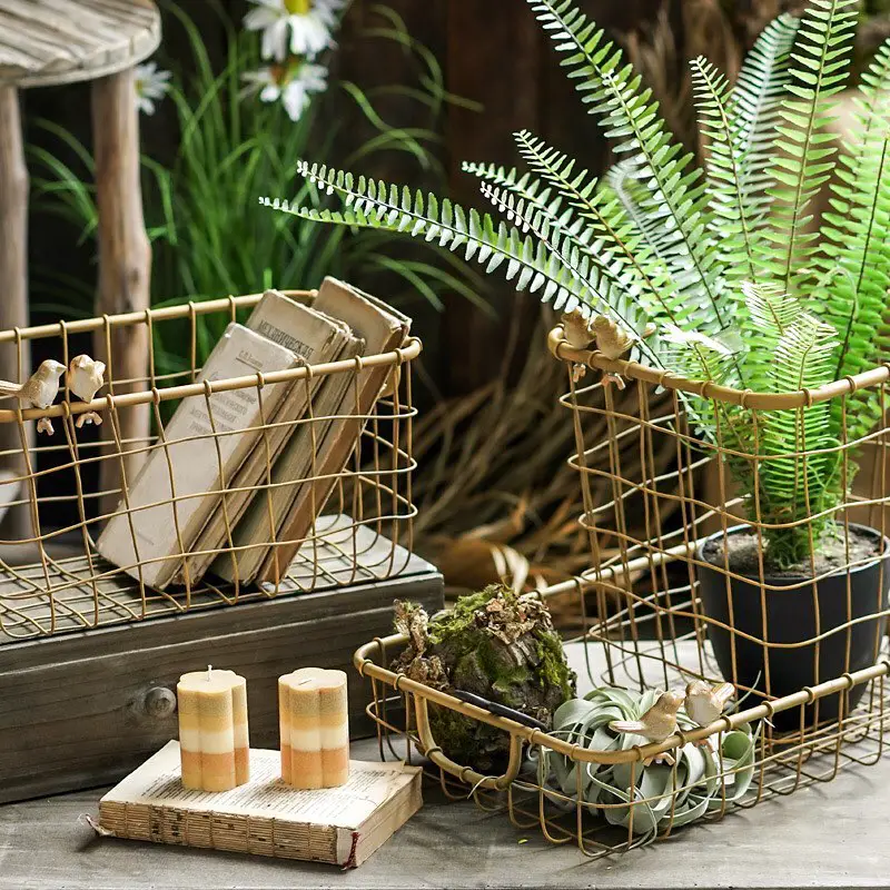 Wire Basket Decor: Simple Ideas Every Room Trendy Home Hacks