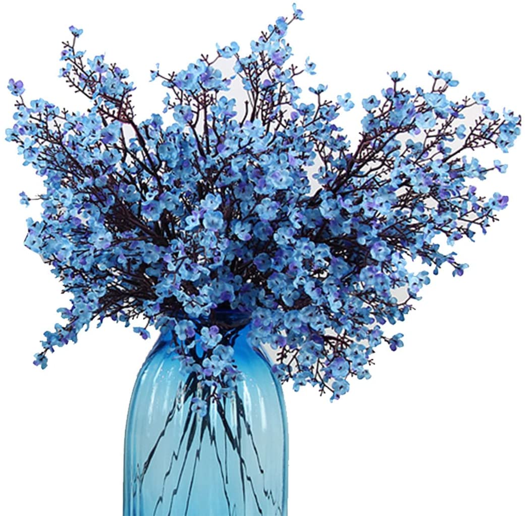 Artificial-Plants-Home-Decor-Blue-Bouquet