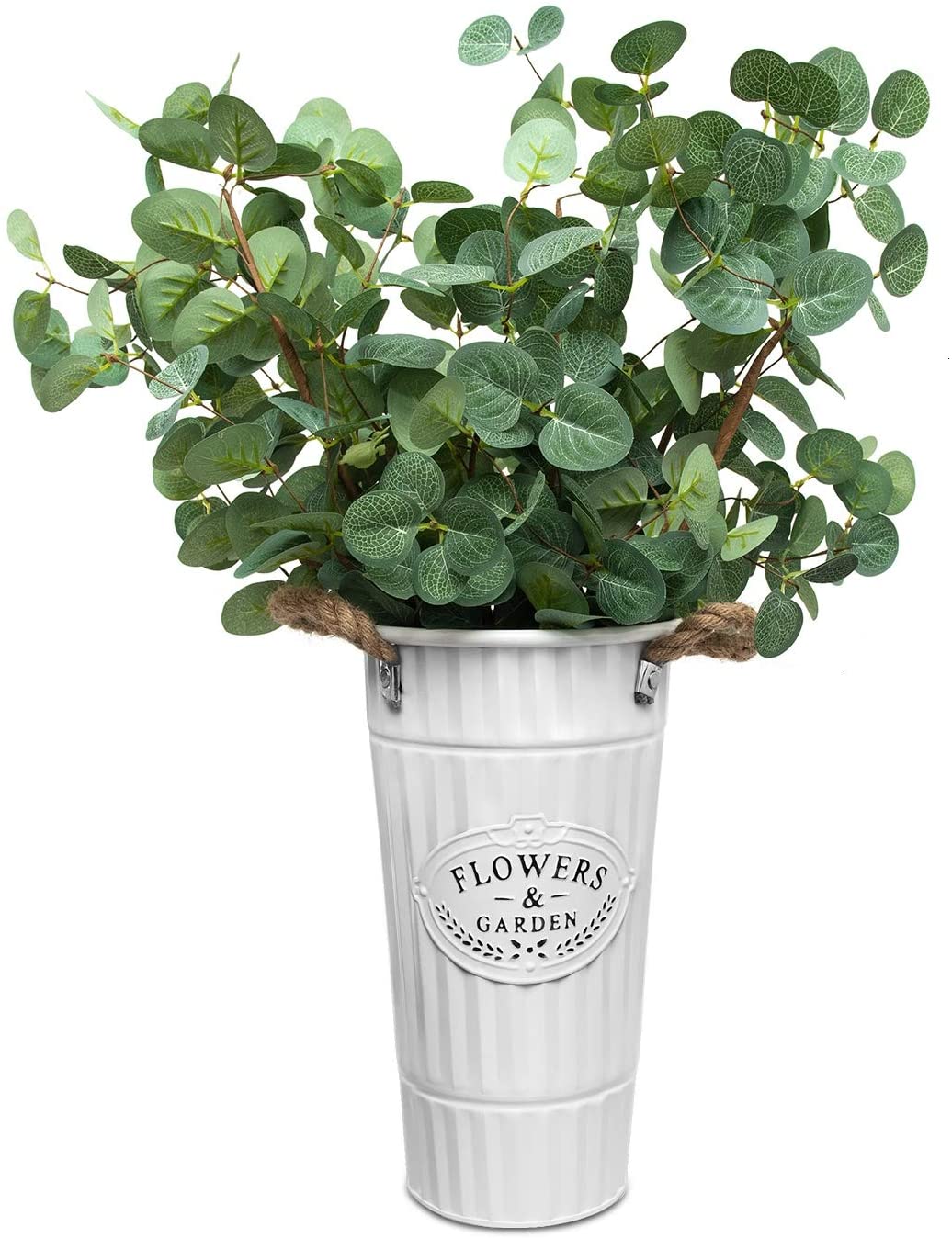 Farmhouse-Flower-Bucket-Vase-with-Handles