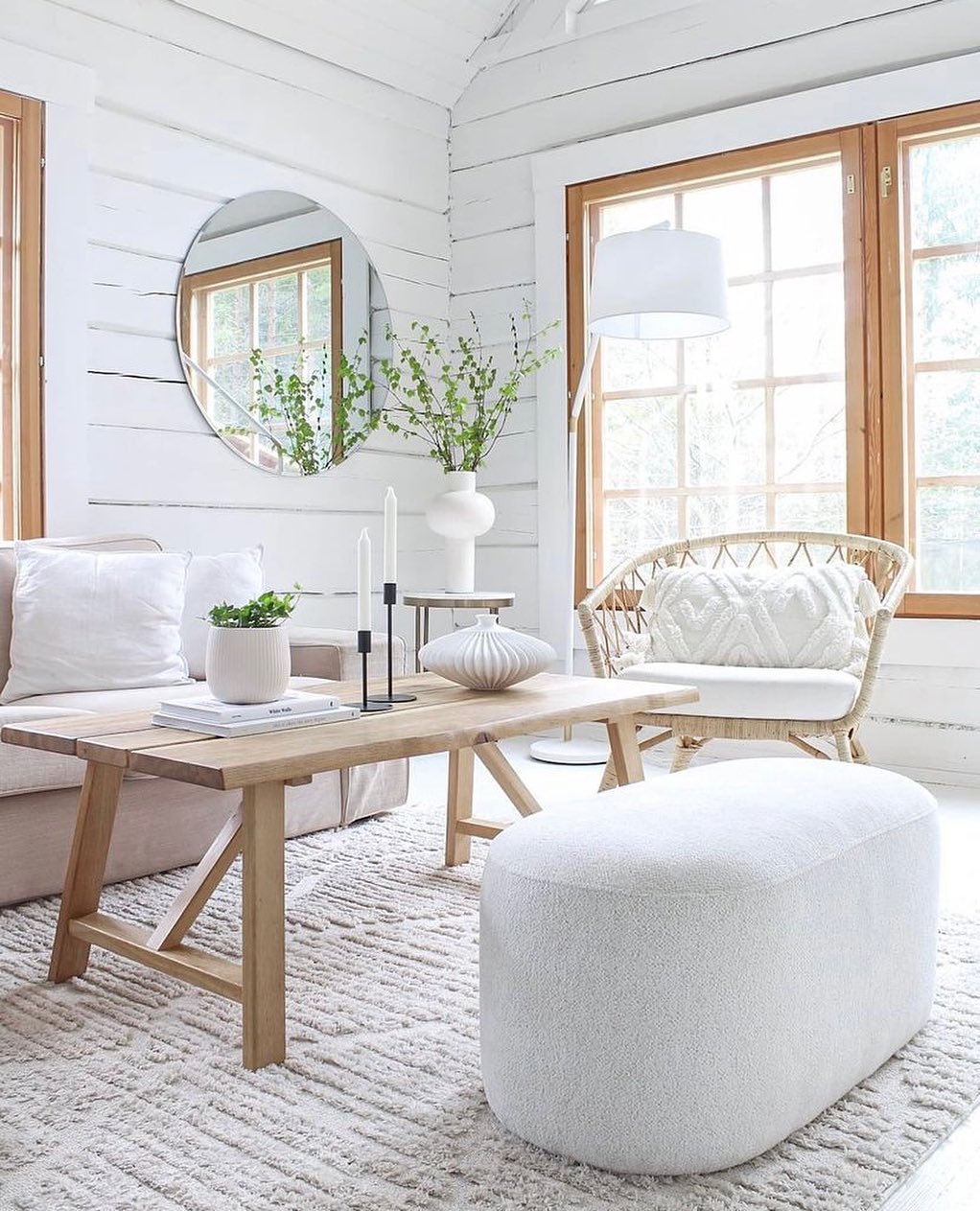 wicker chairs are popular both indoor as well as outdoor and make for a versatile option beyond the summer season.