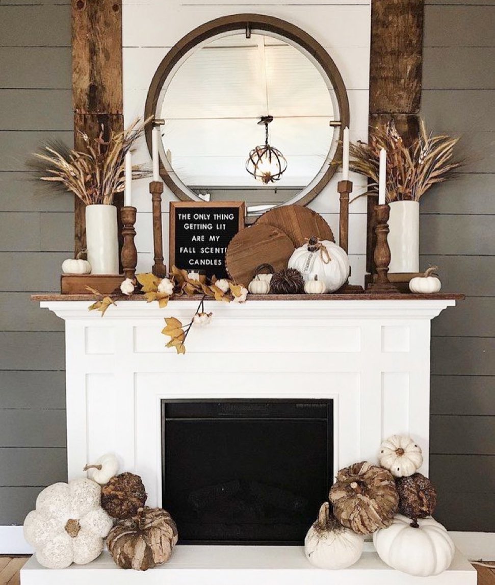 Fall Decor: How to Adorn Your Mantel with Rich Autumnal Hues