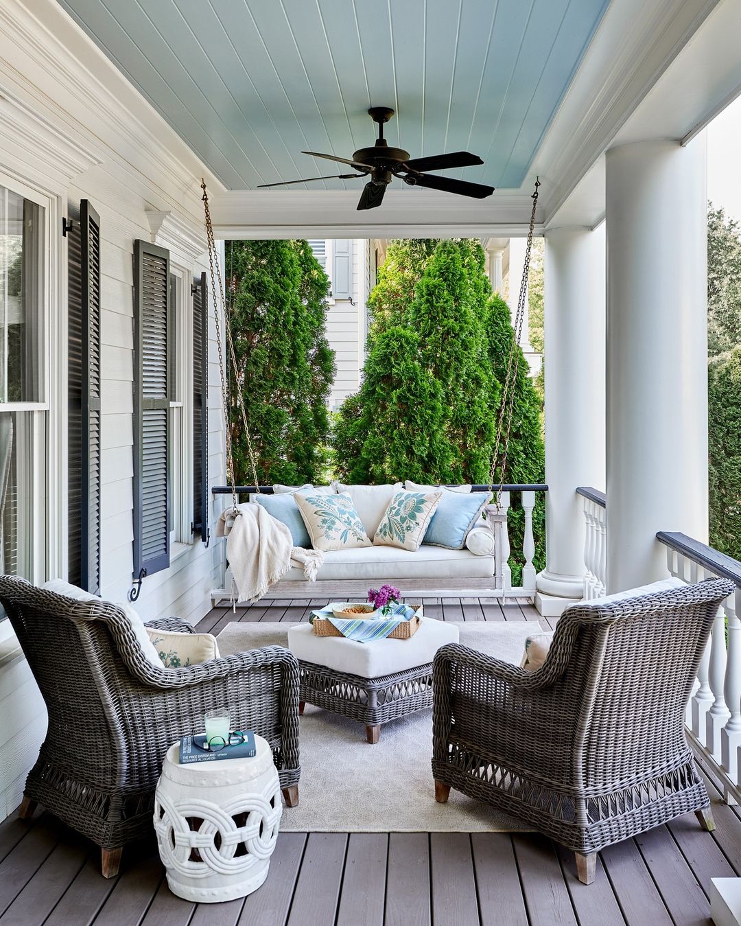 Effortless Ways to Elevate the Charm of Your Coastal Front Porch