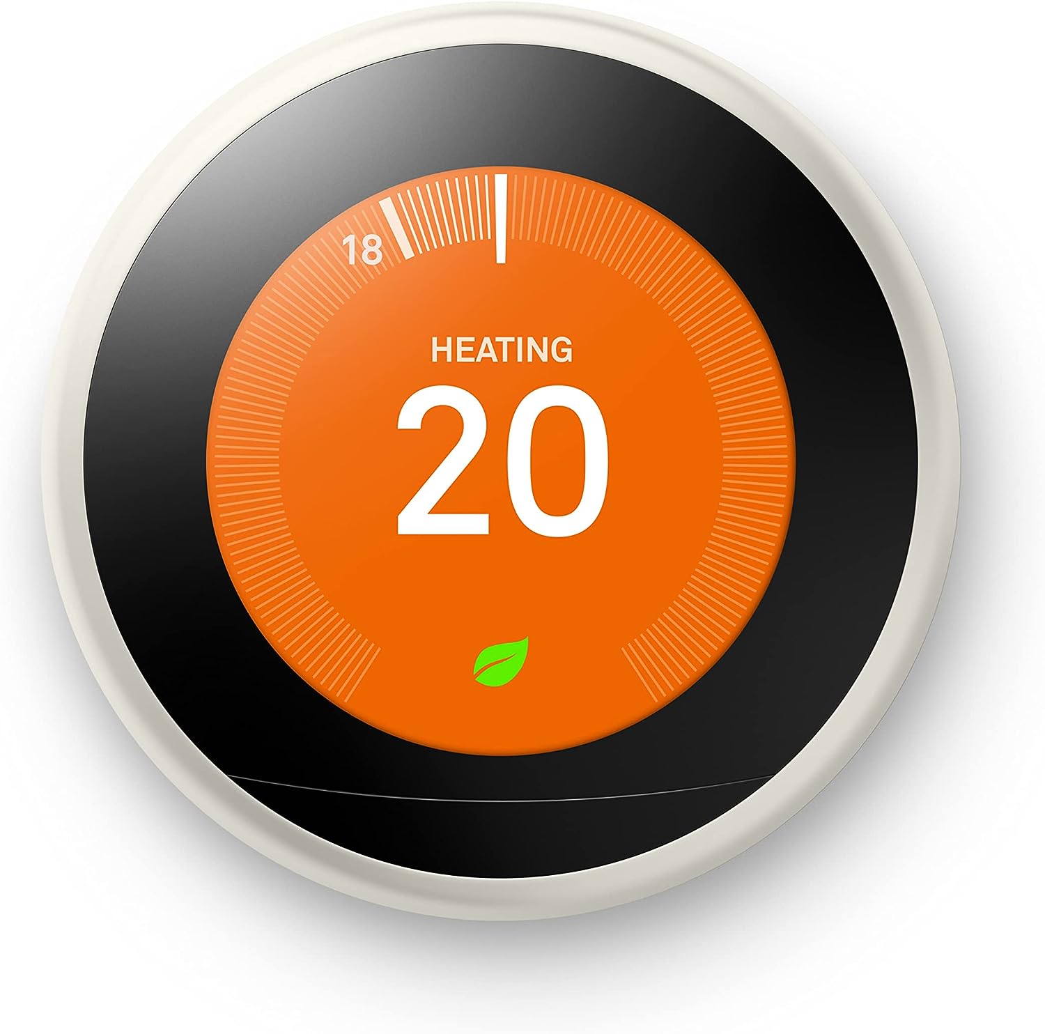 the Google Nest thermostat is a smart home device to control the indoor temperature 