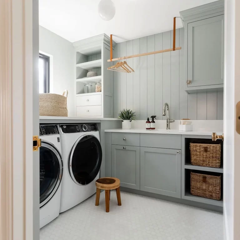a well organized and efficient laundry room starts with carefully designed cabinets built with materials to suit the needs and use of the room and its users.