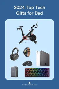 Discover top tech gifts for dads in 2024: an exercise bike, high-quality headphones, a sleek smartwatch, a versatile tablet, a portable charger, a gaming mouse, and a colorful mechanical keyboard perfect for Father's Day 2024.