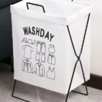 a self standing laundry hamper bag with label is a life saver when it comes to keeping laundry items organized and easy to sort either prior to or after a typical laundry day