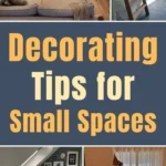 Small apartment decorating ideas featuring compact living rooms, multifunctional furniture, loft beds, cozy bedrooms, and space-saving home office setups designed for small spaces and apartments.